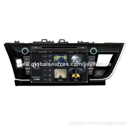 9" Android Car Audio Player for Toyota Corolla 2014 LHD with Non-root Mirror Link, 1024x600HD,DVR,3G